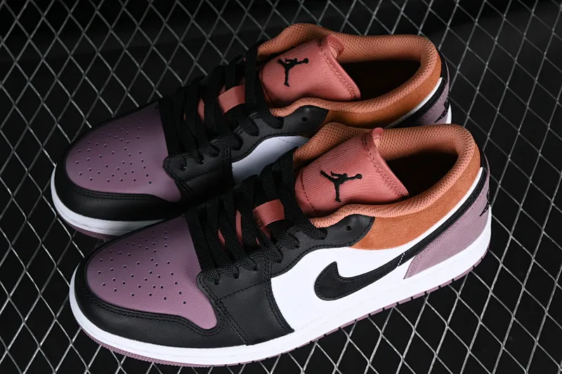 All categories Air Jordan Jordan series basketball shoes Air Jordan 1 Low G version pure original Air Jordan 1 Low SE AJ1 Joe 1 white brown purple low-top cultural casual sneakers FB9907-102